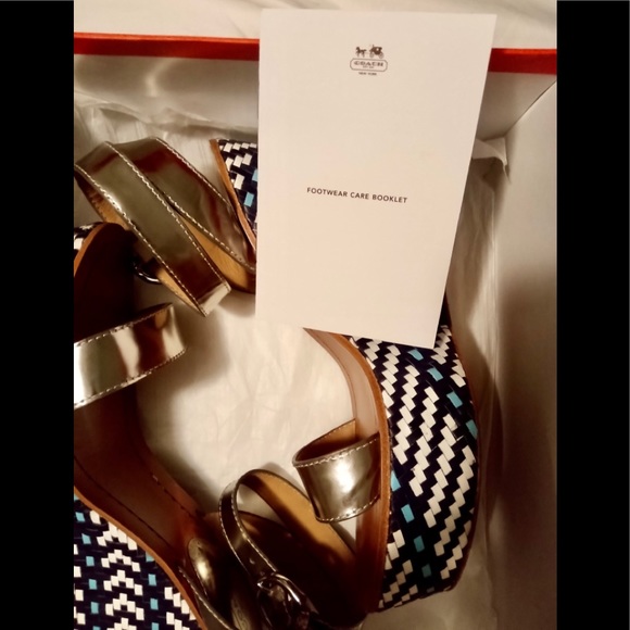 Coach (Gemma) Sandal- Wedge - Picture 11 of 15